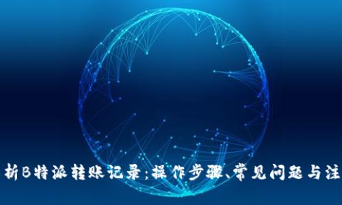 全面解析B特派转账记录:操作步骤、常见问题与注意事项