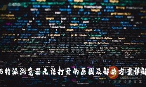 B特派浏览器无法打开的原因及解决方案详解