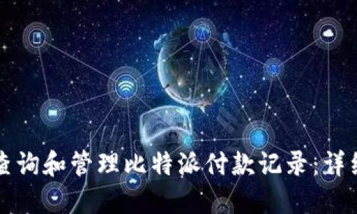 如何查询和管理比特派付款记录:详细指南