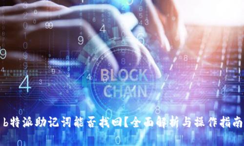 b特派助记词能否找回?全面解析与操作指南