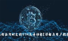 b特派何时支持BTM充币功能