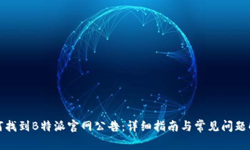 如何找到B特派官网公告：详细指南与常见问题解答