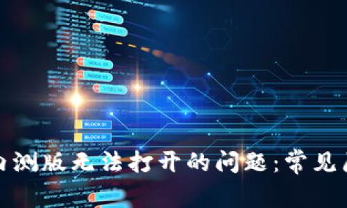 如何解决BitP内测版无法打开的问题：常见原因及解决方案