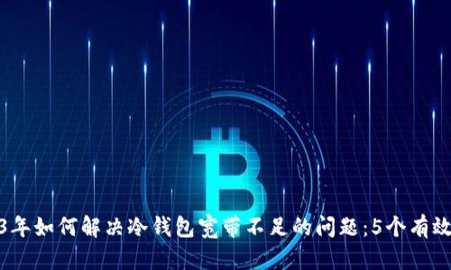 2023年如何解决冷钱包宽带不足的问题：5个有效策略
