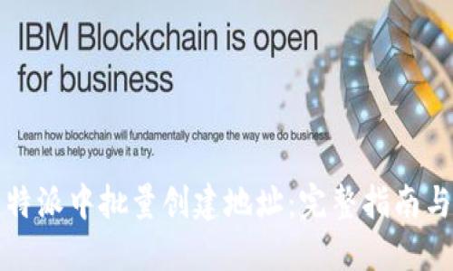 如何在比特派中批量创建地址：完整指南与最佳实践