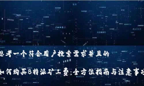 思考一个符合用户搜索需求并且的

如何购买B特派矿工费：全方位指南与注意事项