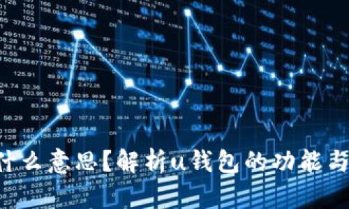 u钱包是什么意思？解析u钱包的功能与应用场景